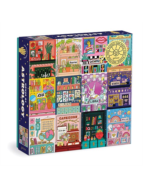 House Of Astrology Foil Puzzle-500pc