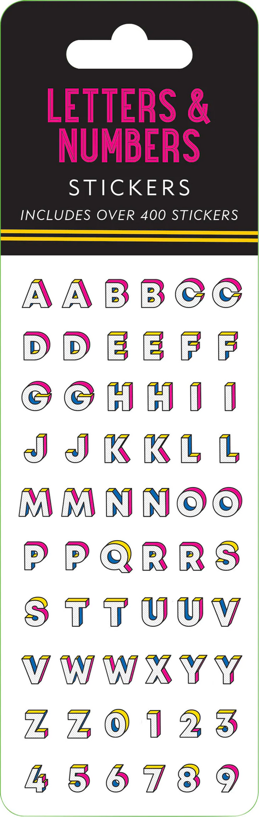 Sticker Sets- Letters And Numbers